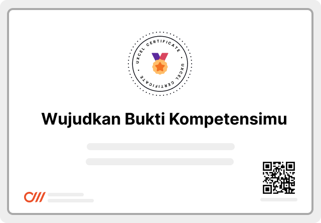 Contoh sertifikat terverifikasi Mahir.dev Academy